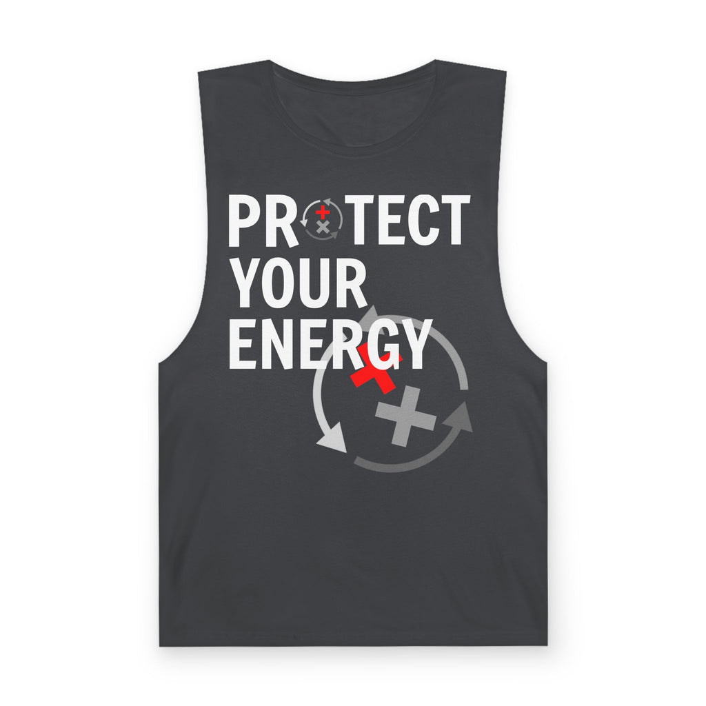 Protect Your Energy Sleeveless Tee — Motivational Barnard Tank for Go-Getters