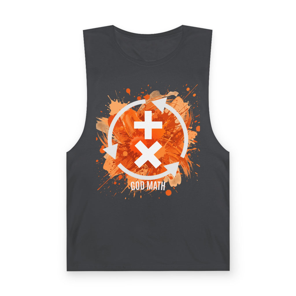 God Math Sleeveless Tee — Faith-Inspired Graphic Tank