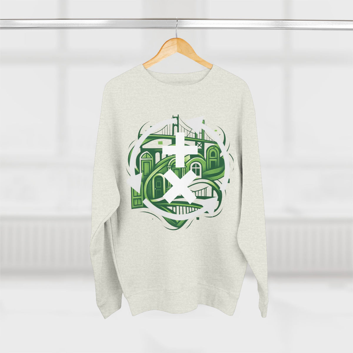 Adding & Multiplying Good Times Sweatshirt — Bridge & Door Abstract Art Crewneck